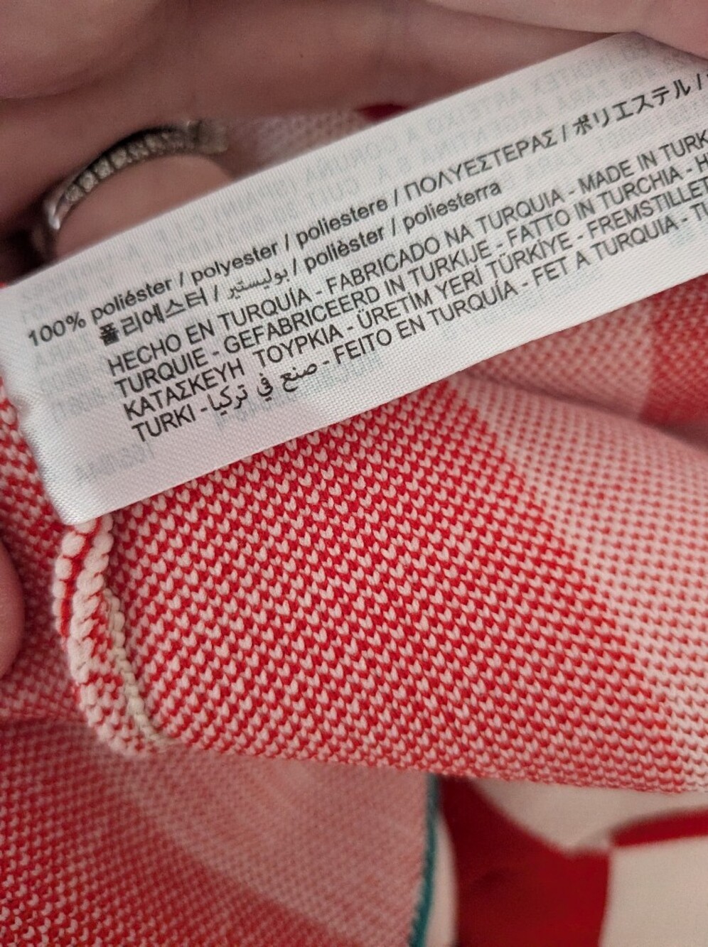 NWT! Zara Blogger Fav Red White and Green Checkered Dress Mini S - Picture 6 of 6